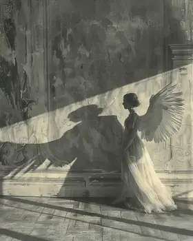 An Angel Walking 8”x10” Art Print
