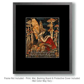 Fairy Dust 8"x10" Art Print - Mowbi Fantasy Mushrooms Wall Art Collection