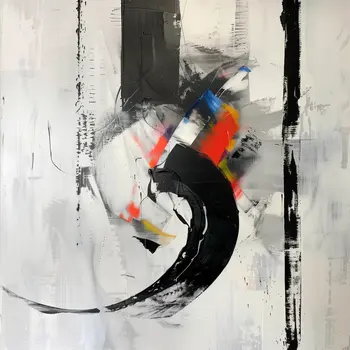 Glass and Steel Abstract 8"x8" Art Print