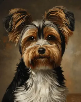 Biewer Terrier 8”x10” Art Print