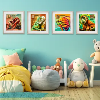 L is for Lobster Art Print