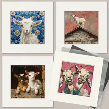 A Very High Goat 8"x10" Art Print