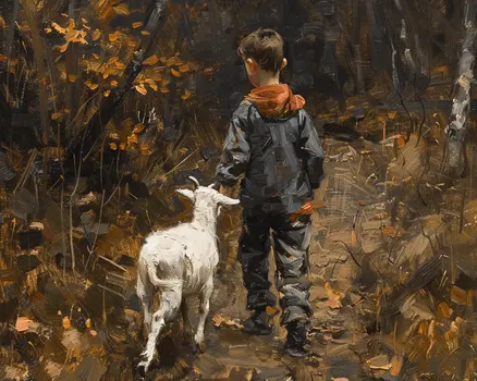 Billy Follows Billy 8"x10" Art Print