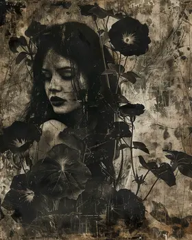 Her Name is Morning Glory 8"x10" Art Print