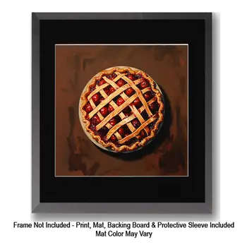 Cherry Pie 8”x8” Art Print Bistro Collection