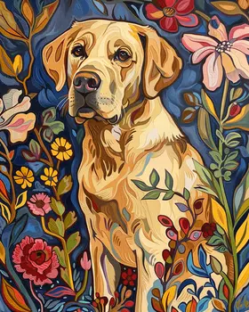 Nouveau Labrador Retriever 8”x10” Art Print