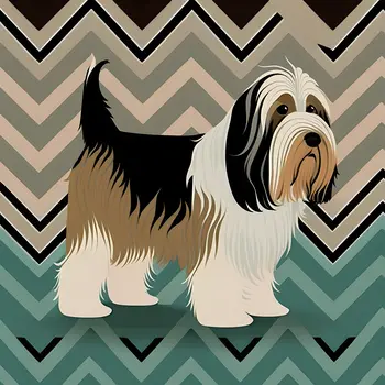 Scandinavian Petit Basset Griffon Vendéen 8”x10” Art Print