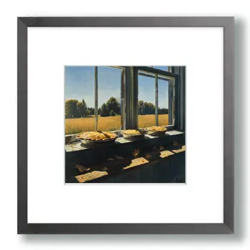 Pies Cooling By The Window 8"x8" Art Print