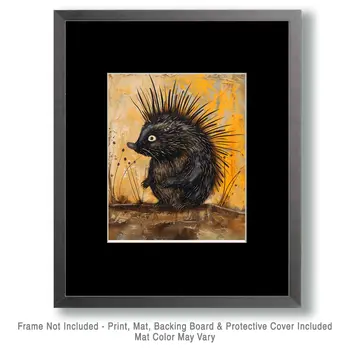 Porcupine - Mowbi's Wildlife 8"x10" Art Print Collection
