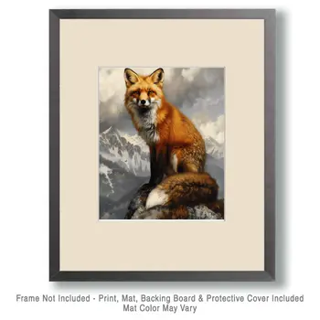 Red Fox - Mowbi's Wildlife  8"x10" Art Print Collection