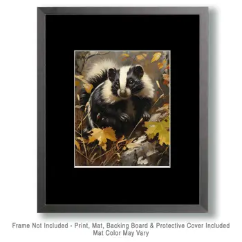 Spotted Skunk - Mowbi's Wildlife 8"x10" Art Print Collection