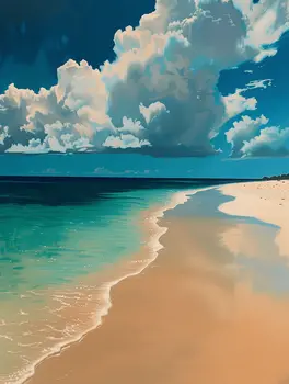 Turquoise Beach 8"x10" Art Print