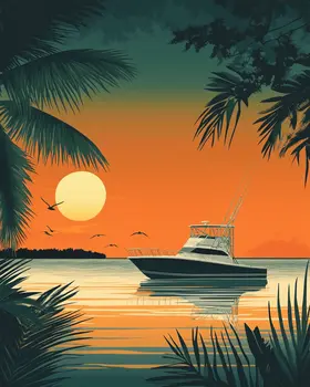 Nautical Dreams - Wall Art Print - Ocean Seaside Beachcore - 8"x10" Artwork - 11"x14" Matte