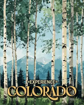 Aspen Morning - Colorado Souvenir Home Decor Wall Art Prints – 8″x10″ Artwork for 11″x14″ Frame