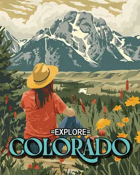 Serenity - Colorado Souvenir Home Decor Wall Art Prints – 8″x10″ Artwork for 11″x14″ Frame