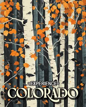Aspen Forest - Colorado Souvenir Home Decor Wall Art Prints – 8″x10″ Artwork for 11″x14″ Frame