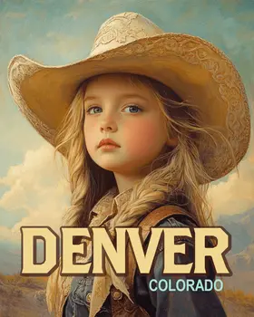 Young Colorado Cowgirl - Colorado Souvenir Home Decor Wall Art Prints – 8″x10″ Artwork for 11″x14″ Frame