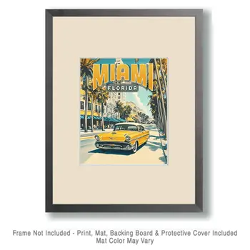 Wisconsin More Than Beer and Cheese 8x10 Travel Poster - Wall Art Print - Souvenir Seaside Midwest - 8"x10" Artwork - 11"x14" Mat