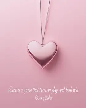 Love is a Game - Inspirational Art Prints Wall Art Prints - 8"x10" Art Print for 11"x14" Frame