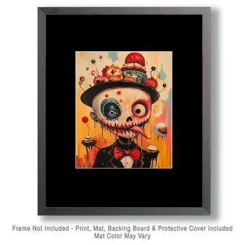Psycho Bob - Lowbrow Wall Art Prints - 8"x10" Art Print for 11"x14" Frame