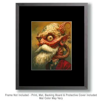 Unhappy Henry - Lowbrow Wall Art Prints - 8"x10" Art Print for 11"x14" Frame