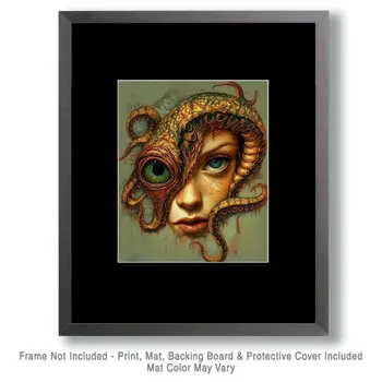 Two Eyed Terry - Lowbrow Wall Art Prints - 8"x10" Art Print for 11"x14" Frame