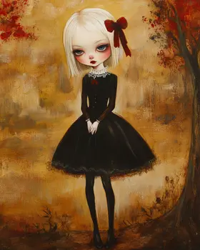 Miss Priss - Lowbrow Wall Art Prints - 8"x10" Art Print for 11"x14" Frame