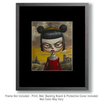 Pissed Off Nancy - Lowbrow Wall Art Prints - 8"x10" Art Print for 11"x14" Frame