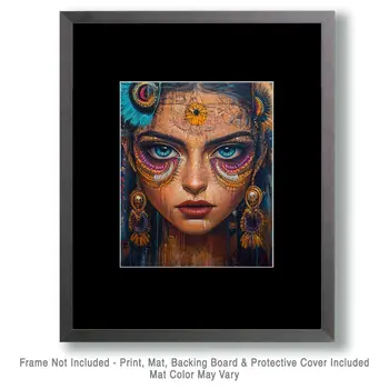 Curly Tongue Devil - Lowbrow Wall Art Prints - 8"x10" Art Print for 11"x14" Frame