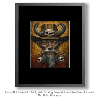 Geezer - Lowbrow Wall Art Prints - 8"x10" Art Print for 11"x14" Frame