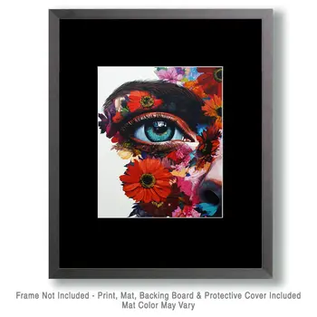 Eye Yi Yi - Lowbrow Wall Art Prints - 8"x10" Art Print for 11"x14" Frame