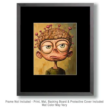 Boink Boy - Lowbrow Wall Art Prints - 8"x10" Art Print for 11"x14" Frame