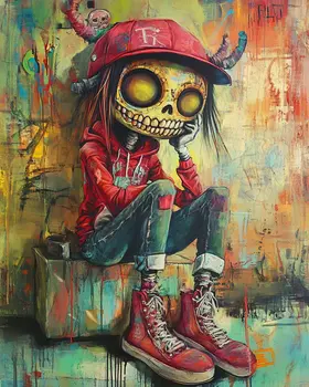 Skinny Rob - Lowbrow Wall Art Prints - 8"x10" Art Print for 11"x14" Frame