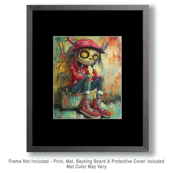 Skinny Rob - Lowbrow Wall Art Prints - 8"x10" Art Print for 11"x14" Frame