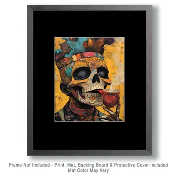 Morning Tea - Lowbrow Wall Art Prints - 8"x10" Art Print for 11"x14" Frame