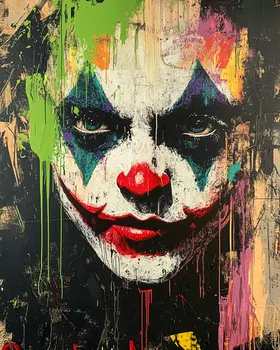 Drip the Clown - Lowbrow Wall Art Prints - 8"x10" Art Print for 11"x14" Frame