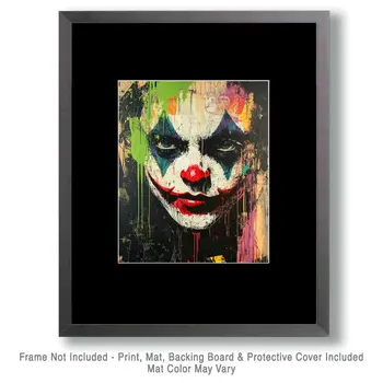 Drip the Clown - Lowbrow Wall Art Prints - 8"x10" Art Print for 11"x14" Frame