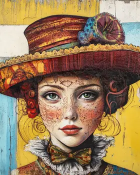Henrietta - Lowbrow Wall Art Prints - 8"x10" Art Print for 11"x14" Frame