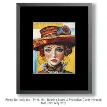Henrietta - Lowbrow Wall Art Prints - 8"x10" Art Print for 11"x14" Frame