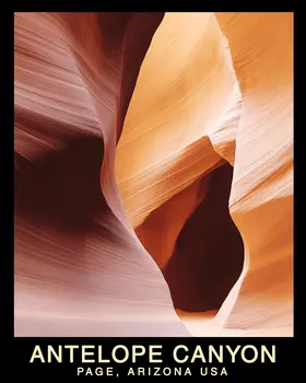 Sandstone Art - Antelope Canyon Souvenir Home Decor Wall Art Prints – 8″x10″ Artwork – 11″x14″ Mat