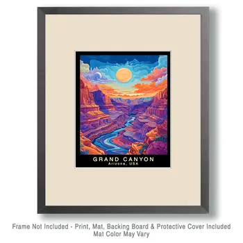 Mystical - Grand Canyon Souvenir Home Decor Wall Art Prints – 8″x10″ Artwork – 11″x14″ Matte