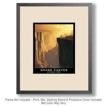 Canyon High - Grand Canyon Souvenir Home Decor Wall Art Prints – 8″x10″ Artwork – 11″x14″ Matte