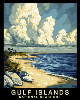 Storm Brewing - Gulf Island Souvenir Home Decor Wall Art Prints – 8″x10″ Artwork – 11″x14″ Mat