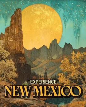 Sunrise - New Mexico Souvenir Home Decor Wall Art Prints – 8″x10″ Artwork – 11″x14″ Mat
