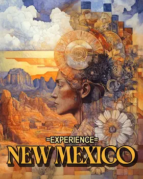 Desert Dream - New Mexico Souvenir Home Decor Wall Art Prints – 8″x10″ Artwork – 11″x14″ Mat