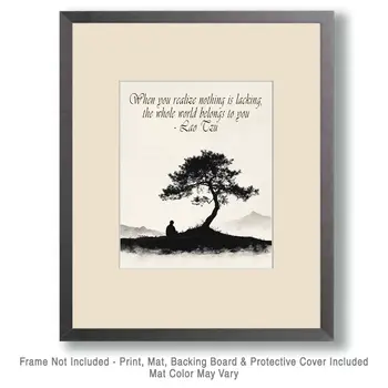 Nothing is Lacking - Inspirational Art Prints Wall Art Prints - 8"x10" Art Print for 11"x14" Frame