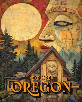 Great Spirit - Oregon Souvenir Home Decor Wall Art Prints – 8″x10″ Artwork for 11″x14″ Frame