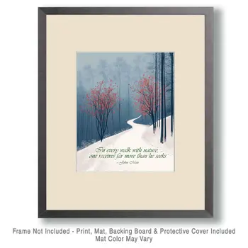In Every Walk - Inspirational Art Prints Wall Art Prints - 8"x10" Art Print for 11"x14" Frame
