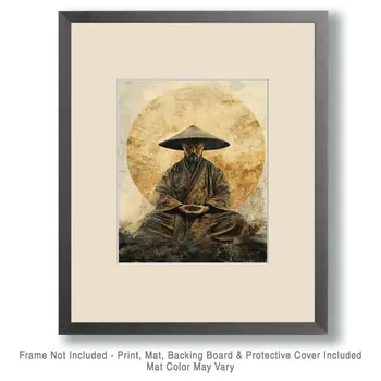 Rinzai Zen - Zen Art for Meditation Home Decor Wall Art Prints – 8″x10″ Artwork – 11″x14″ Matte