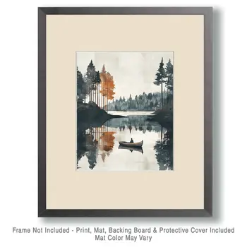 Serene Afternoon - Zen Art for Meditation Home Decor Wall Art Prints – 8″x10″ Artwork – 11″x14″ Matte
